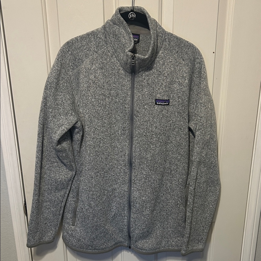 Patagonia Heather Gray Zip-Up Fleece
